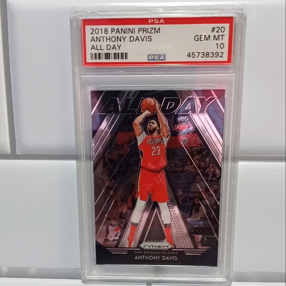 2018-19 Panini Prizm All Day #20 Anthony Davis PSA 10 - Picture 1 of 2
